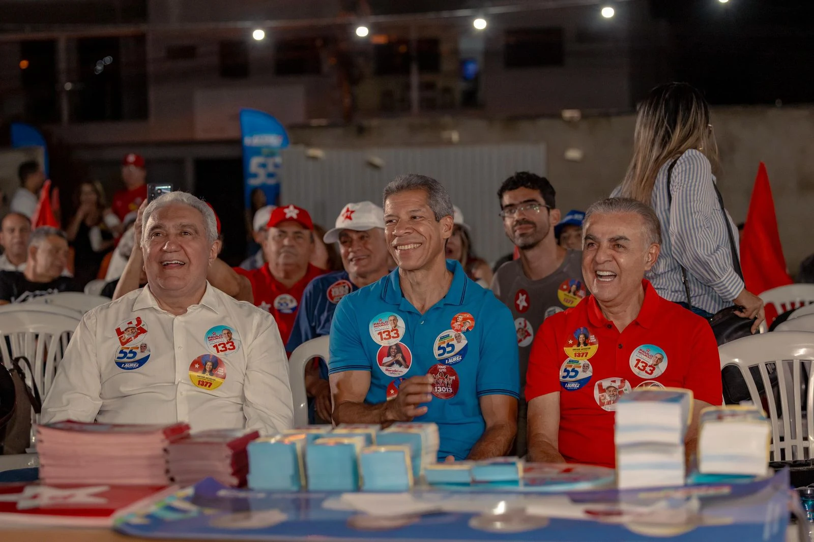 Laurez Moreira propõe combate às desigualdades sociais e atenção à população mais vulnerável durante inauguração do comitê do Presidente Lula em Palmas