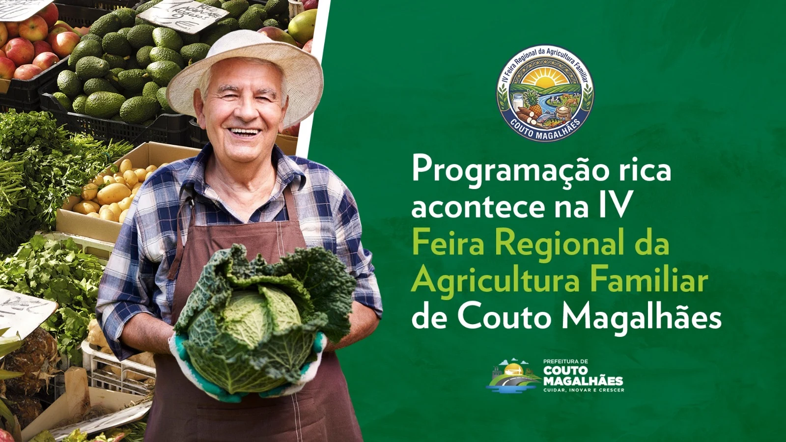 Programação rica acontece na IV Feira Regional da Agricultura Familiar de Couto Magalhães