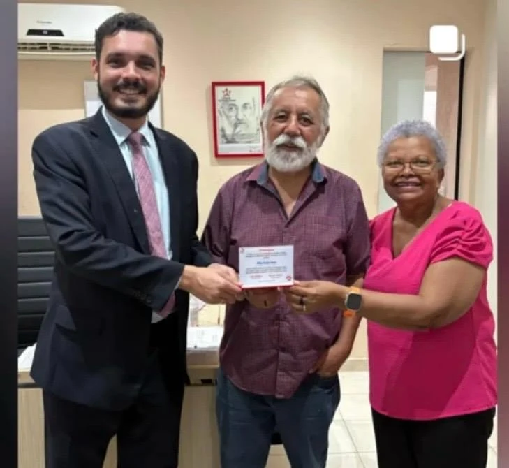 Milne Freitas recebe homenagem do Partido dos Trabalhadores do Tocantins