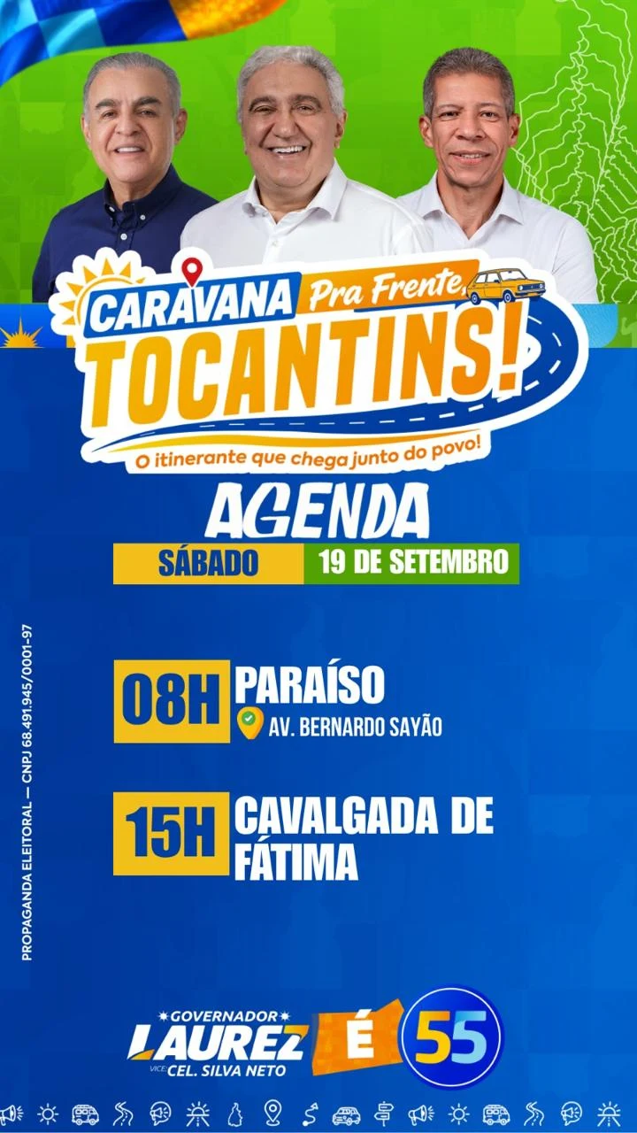 Laurez Moreira leva Caravana Pra Tocantins para dez cidades da região sul