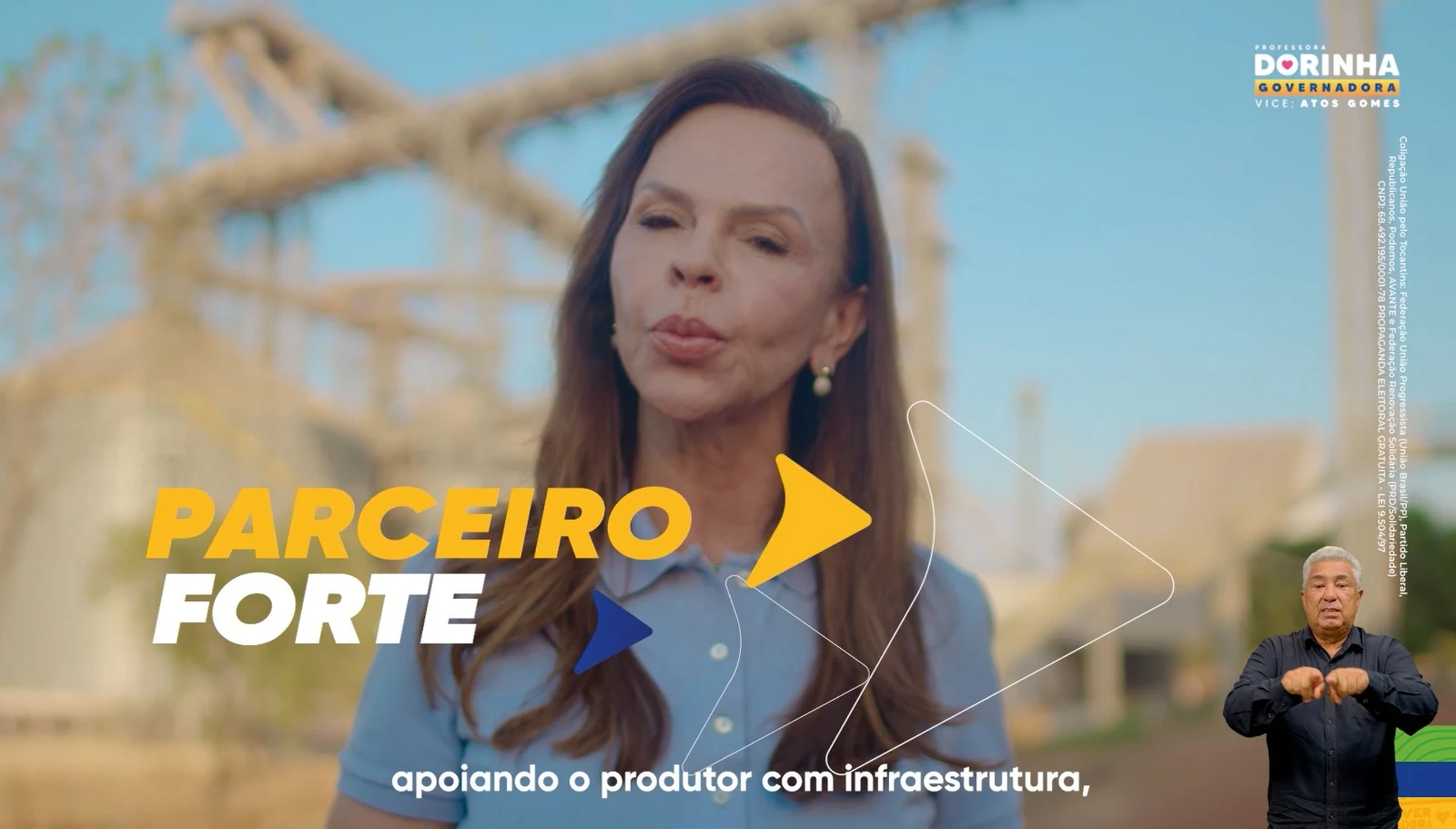 Na TV: Dorinha garante transformar o Tocantins num polo logístico e aposta na agroindústria; assista
