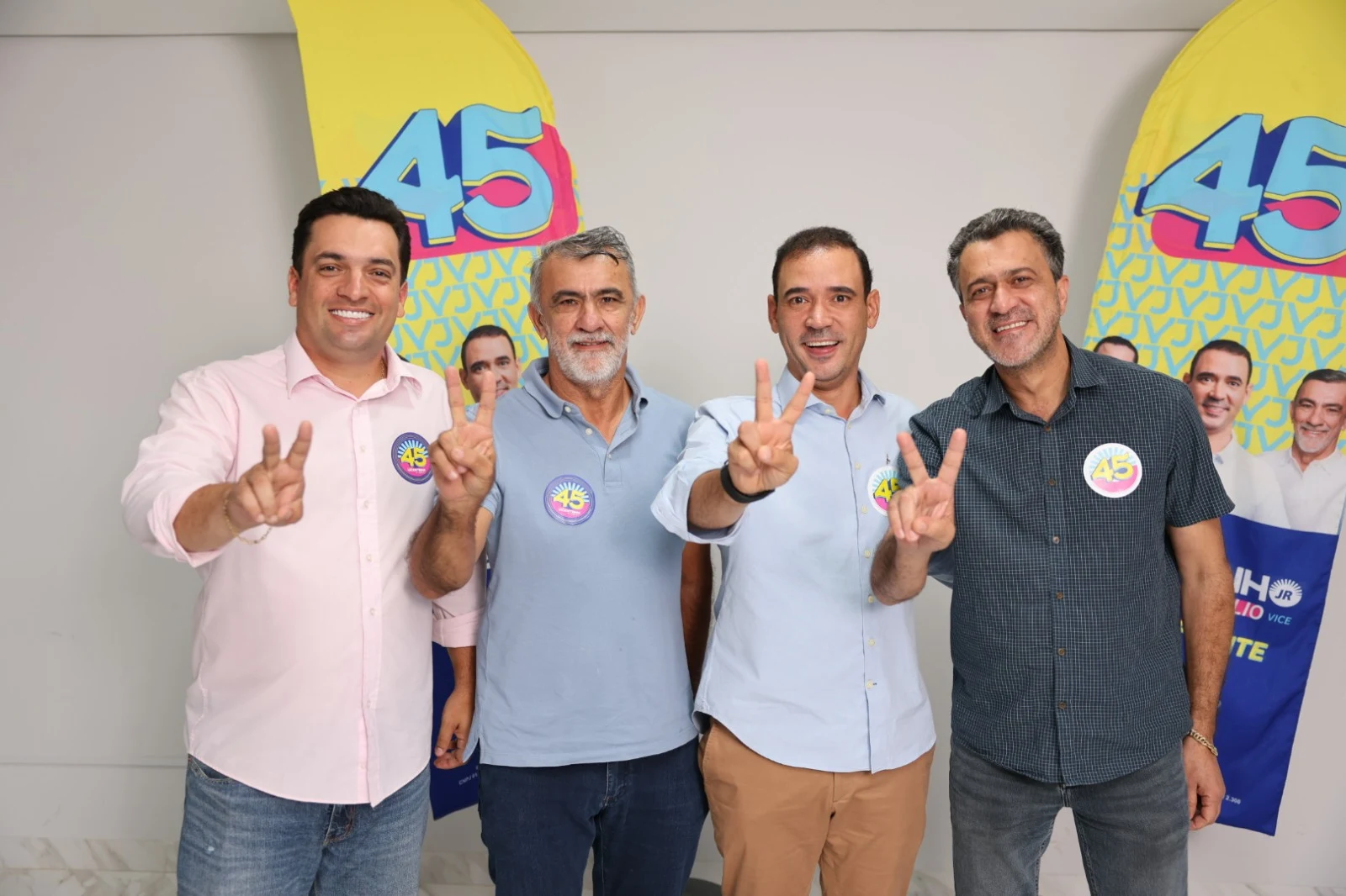 Deputados Luciano Oliveira e Gutierres Torquato declaram apoio a Vicentinho