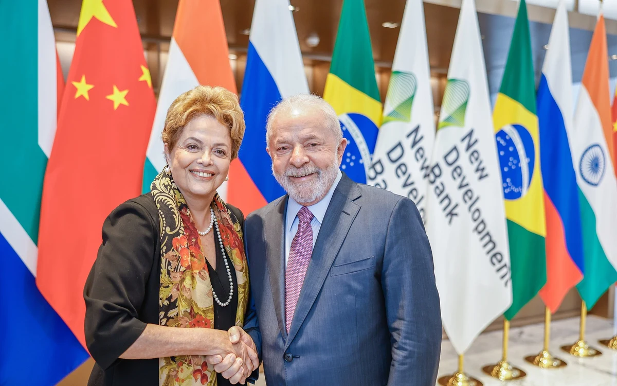 Dilma diz que governo Lula facilita o trabalho do banco do Brics e cita quase R$ 24 bi para o Brasil