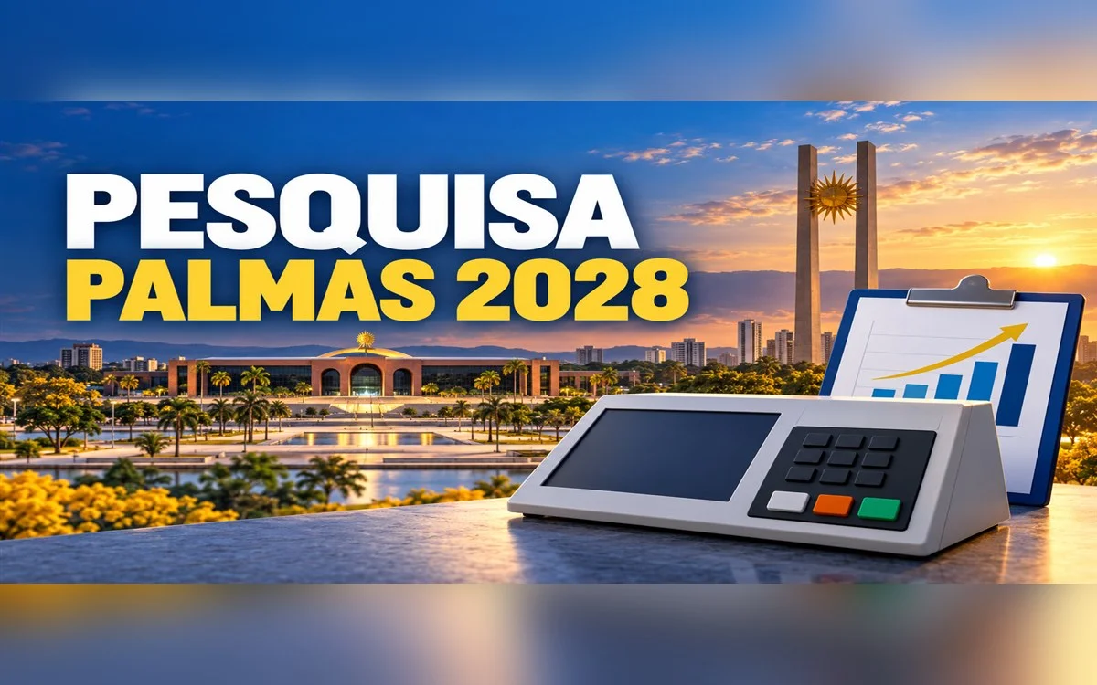 O Papo Político lança a primeira pesquisa sobre a disputa pela Prefeitura de Palmas em 2028
